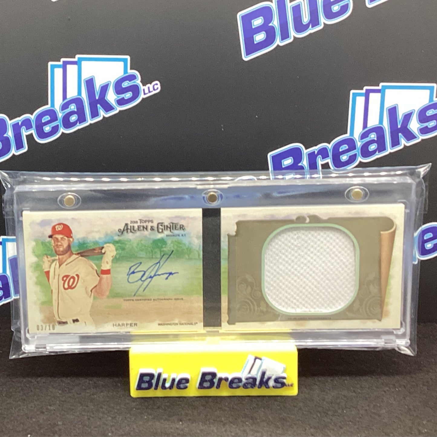 2018 Topps Allen & Ginter - Bryce Harper 3/10 Booklet