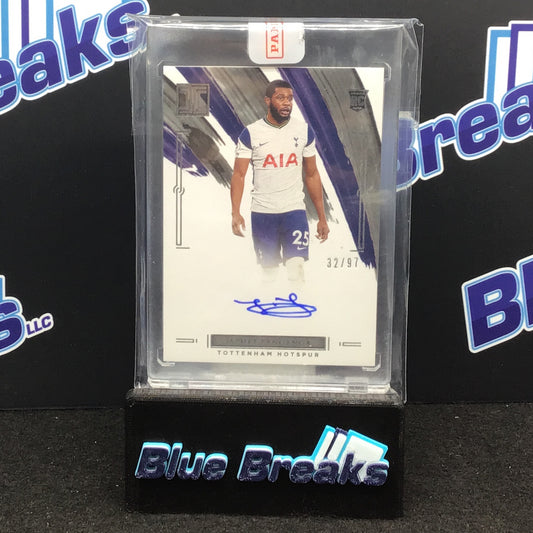 2020-21 Panini Impeccable Premier League Japhet Tanganga auto 32/97 #RA-JT Tottenham Hotspur
