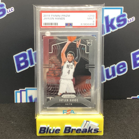 2019 Panini Prizm Jaylen Hands PSA 9