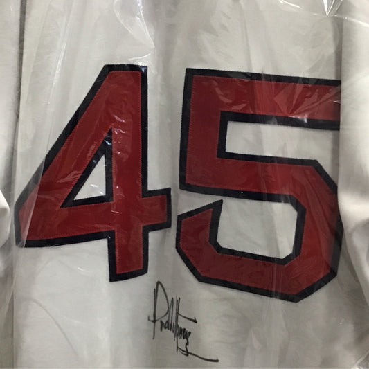 Pedro Martinez white Red Sox autographed jersey JSA COA