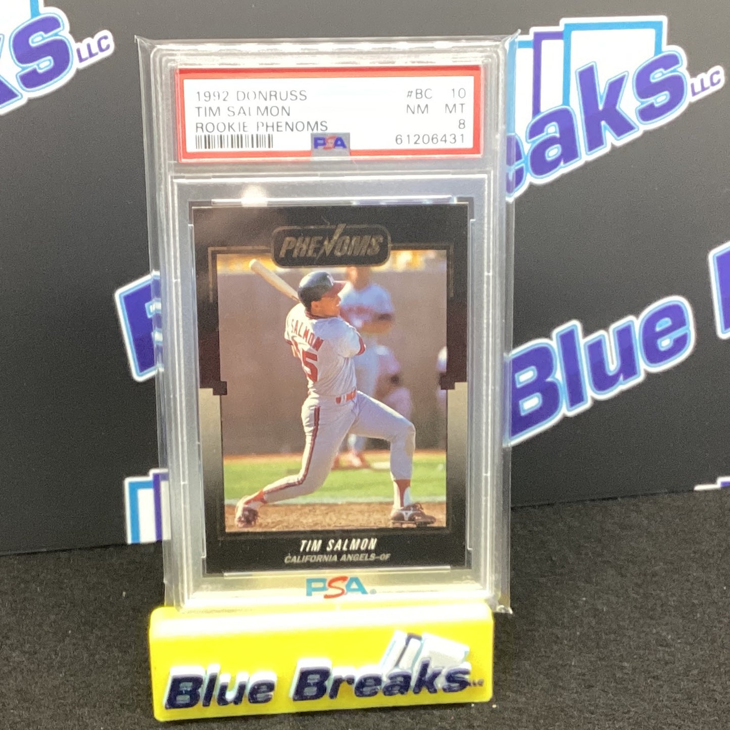 1992 Donruss - Tim Salmon Rookie Phenoms #BC-10 PSA 8