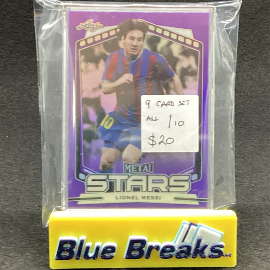 Leaf Metal Stars Soccer /10 (9 cards)