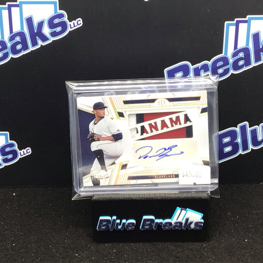 2023 Panini National Treasures Daniel Espino "Panama" relic auto 24/25 #DMS-DE Guardians