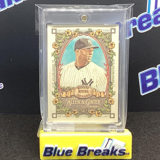 2020 Allen & Ginter Mariano Rivera RIP 37/90