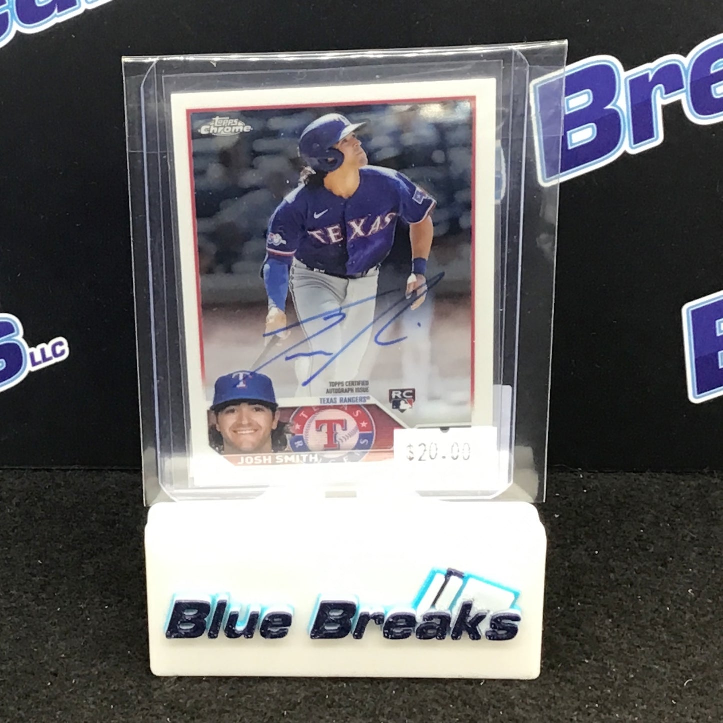 2023 Topps Chrome Josh Smith auto #RA-JSM Rangers