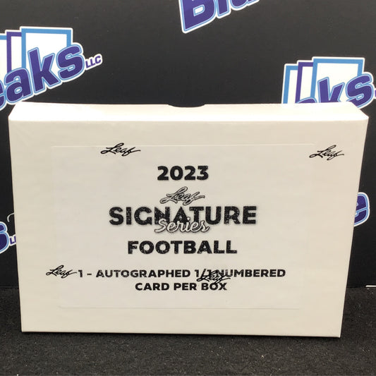 2023 Leaf Signature Series Football