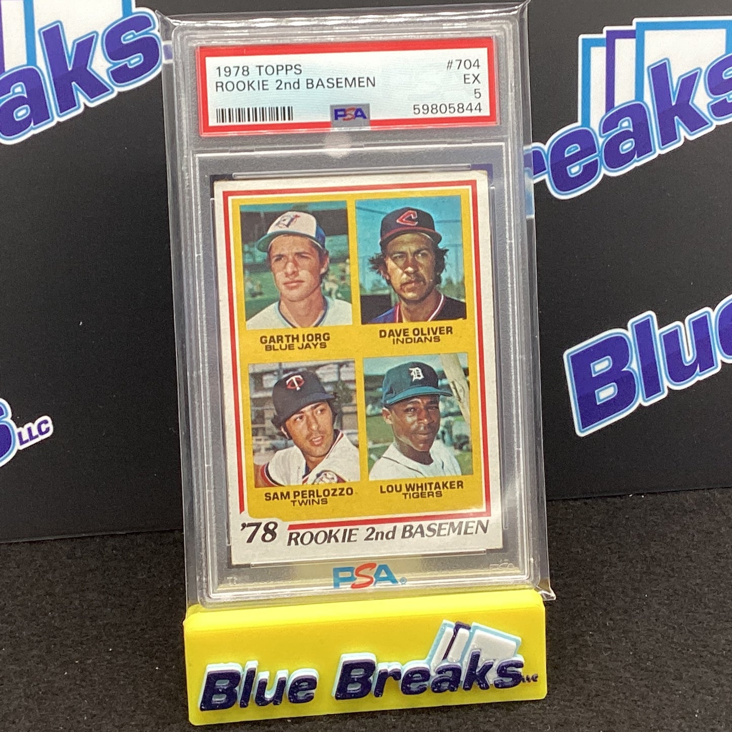 1978 Topps - Rookie 2nd Basemen #705 - PSA 5