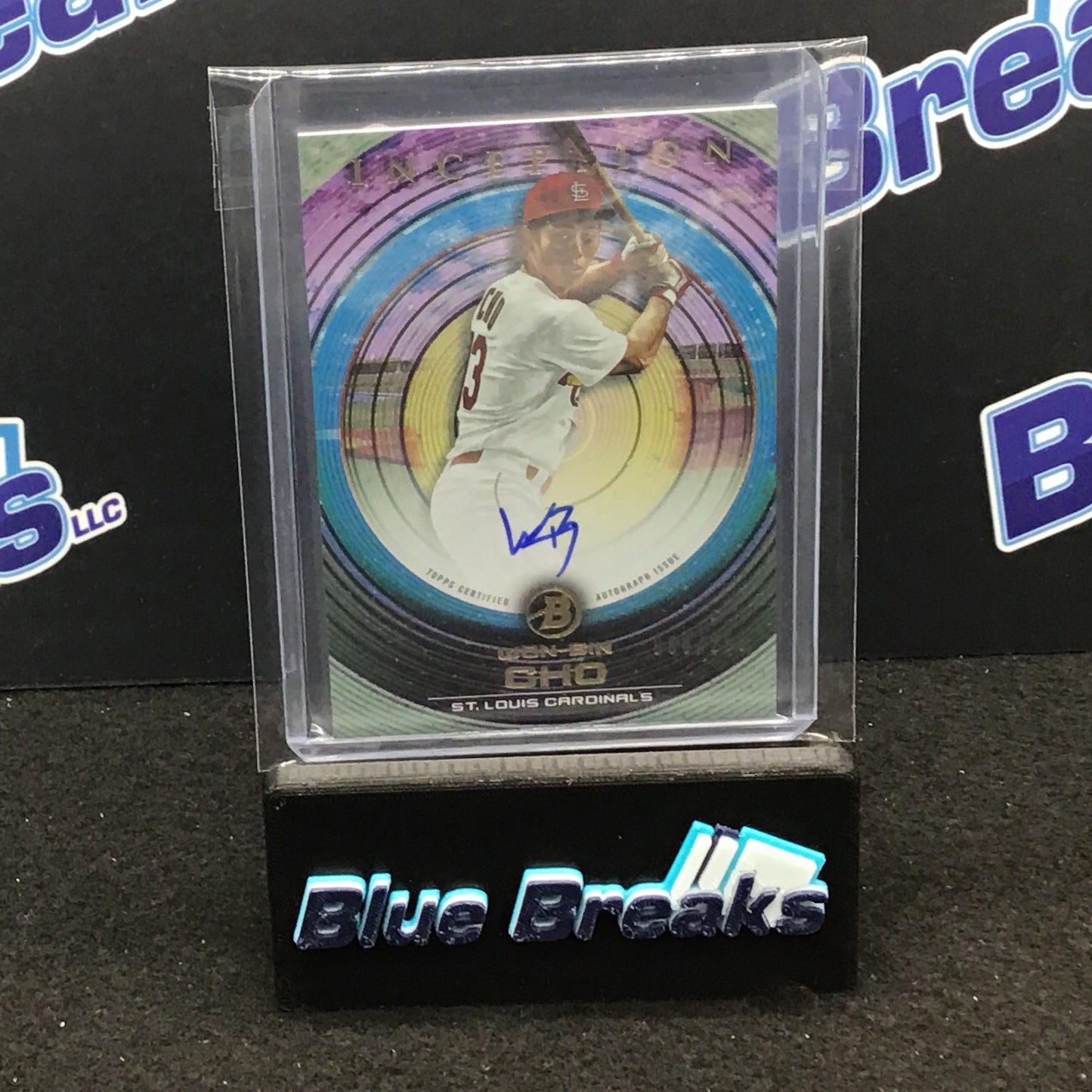 2022 Inception - Won - Bin Cho - Auto - 64/250 - #PA-WC - St. Louis Cardinals