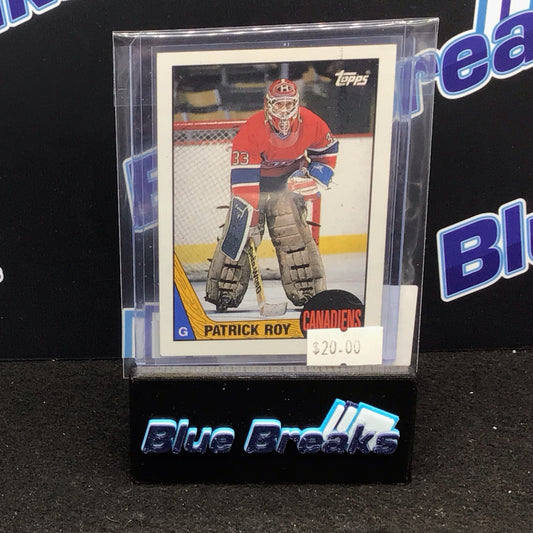 1987 Topps Patrick Roy #163 Canadiens