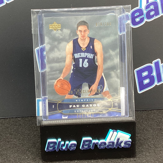 2004 Upper Deck Exclusives Pau Gasol 078/100 #88 Grizzles