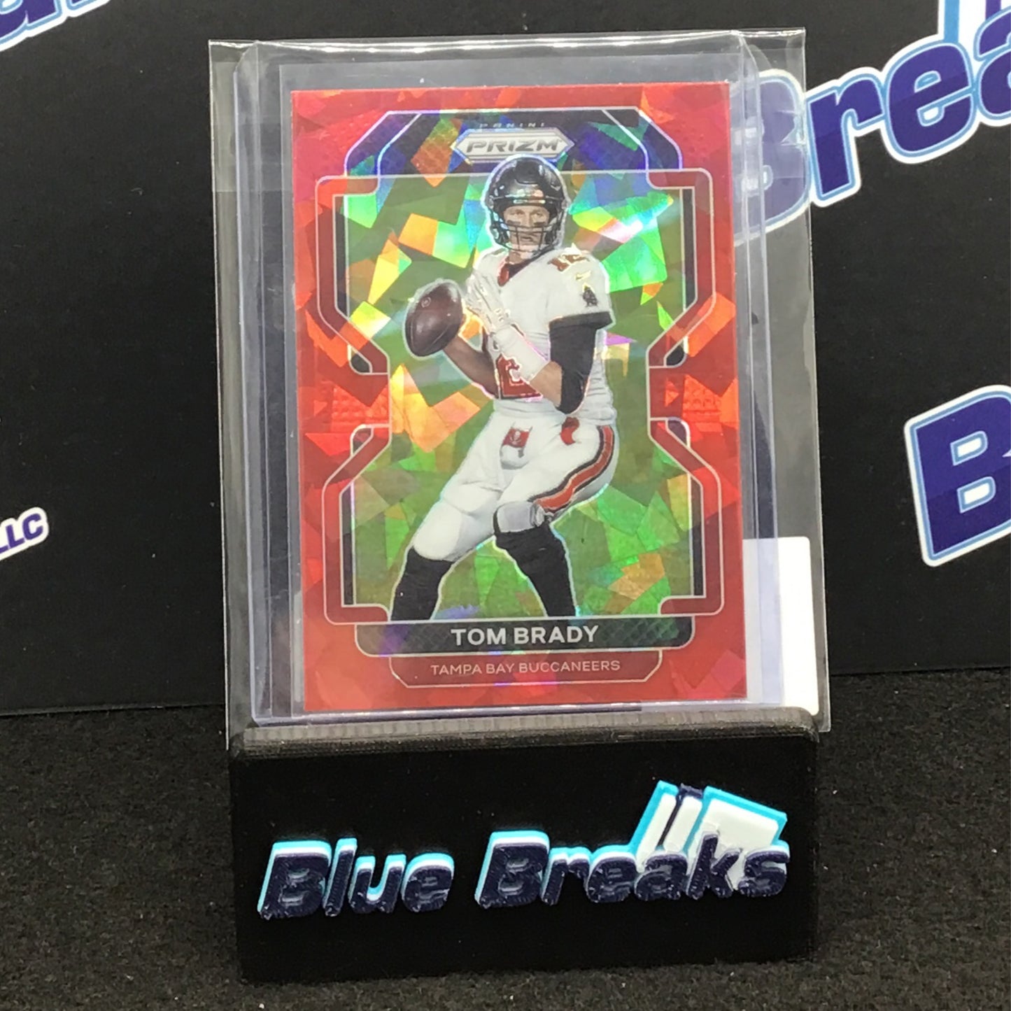 2021 Panini Prizm Red Cracked Ice Tom Brady #294 Buccaneers