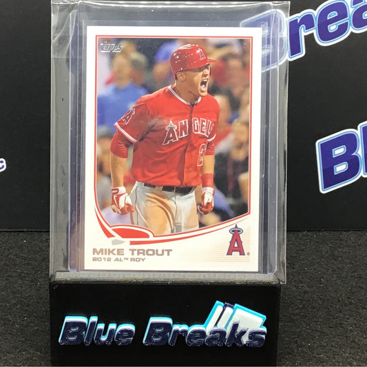 2013 Topps - Mike Trout - 2012 AL ROY - Los Angeles Angels - #338