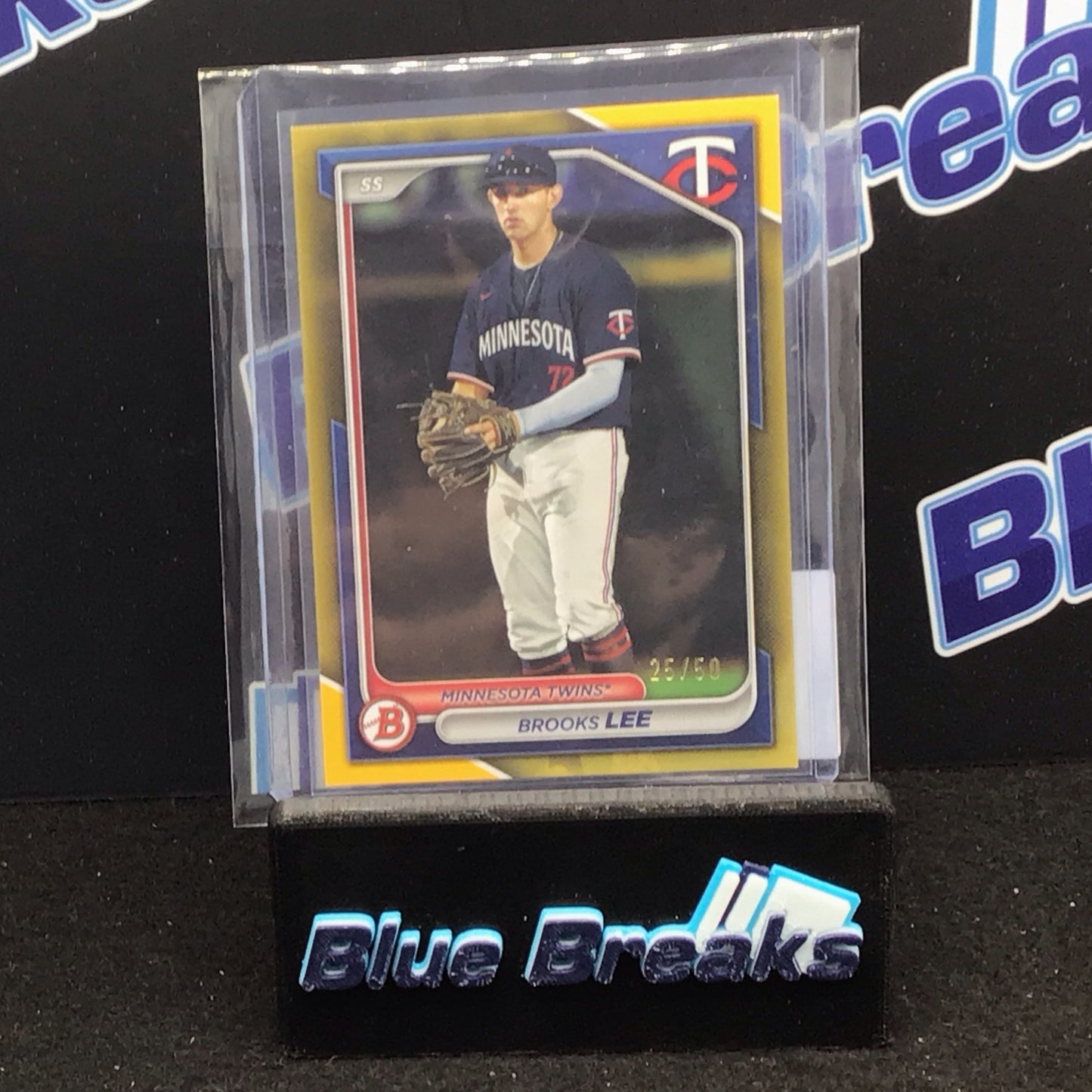 2024 Bowman gold Brooks Lee 25/50 #BP-143 Twins