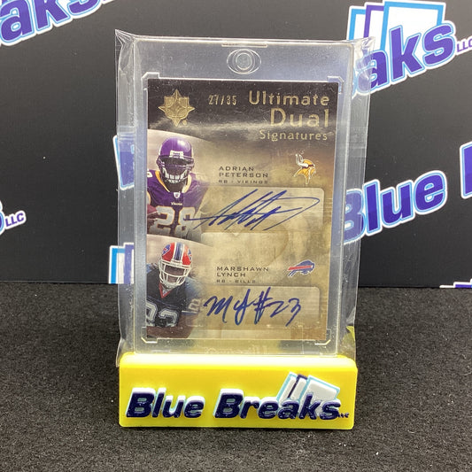 2007 Ultimate Collection Adrian Peterson & Marshawn Lynch 27/35