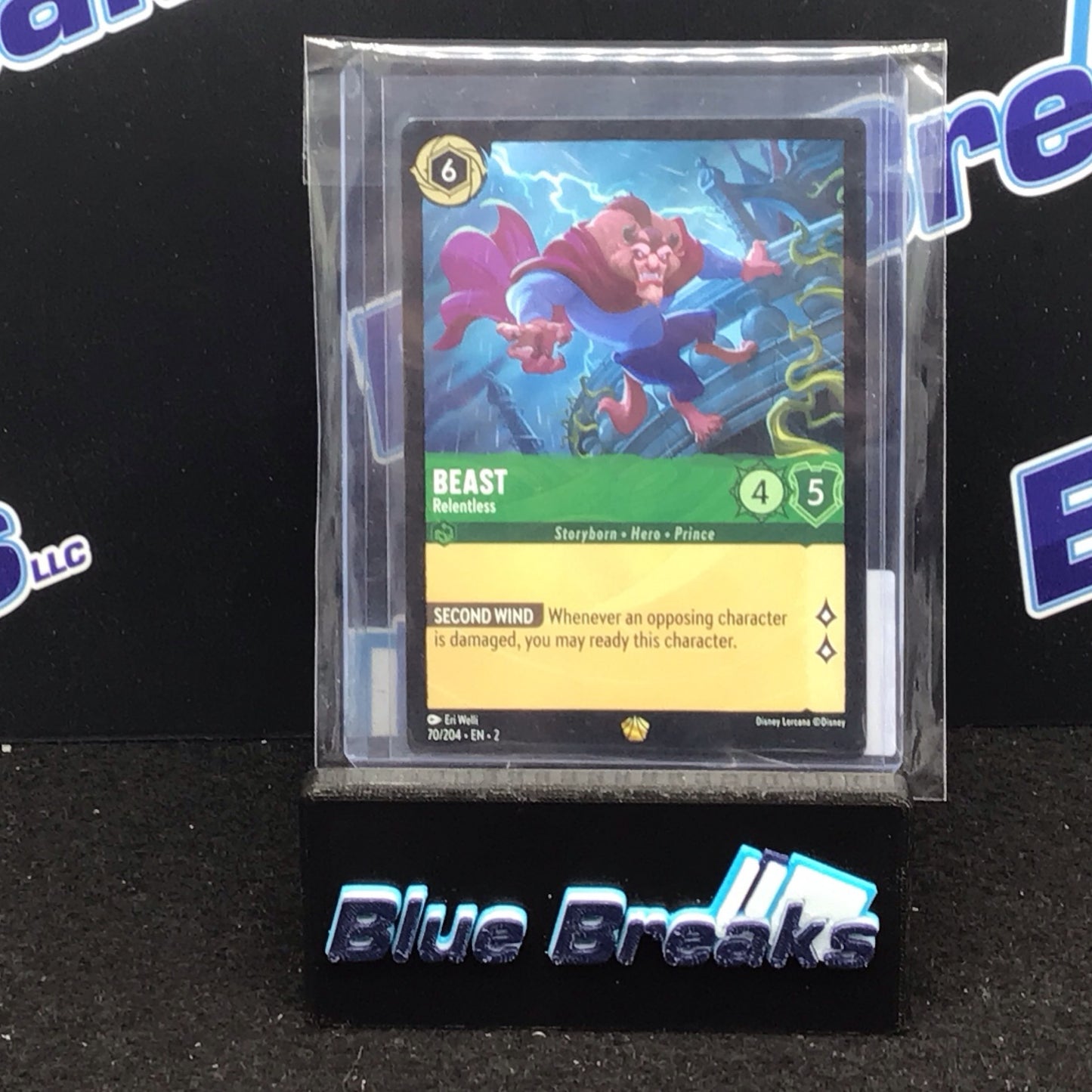 2023 Disney Lorcana Rise of the Floodoborn Beast Relentless #70/204