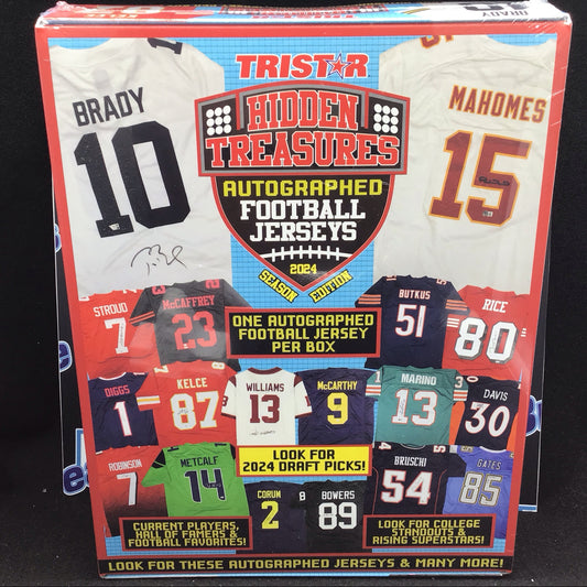2024 Tristar Hidden Treasures Autographed Football Jerseys 2024 season edition