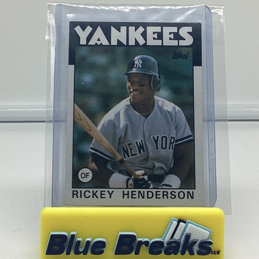 1986 Topps - Rickey Henderson