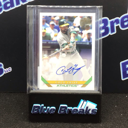 2022 Topps Archives Fan Favorites Coco Crisp auto #93FF-CC Athletics