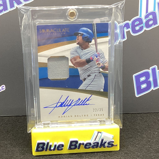 2018 Immaculate - Adrian Beltre 22/35