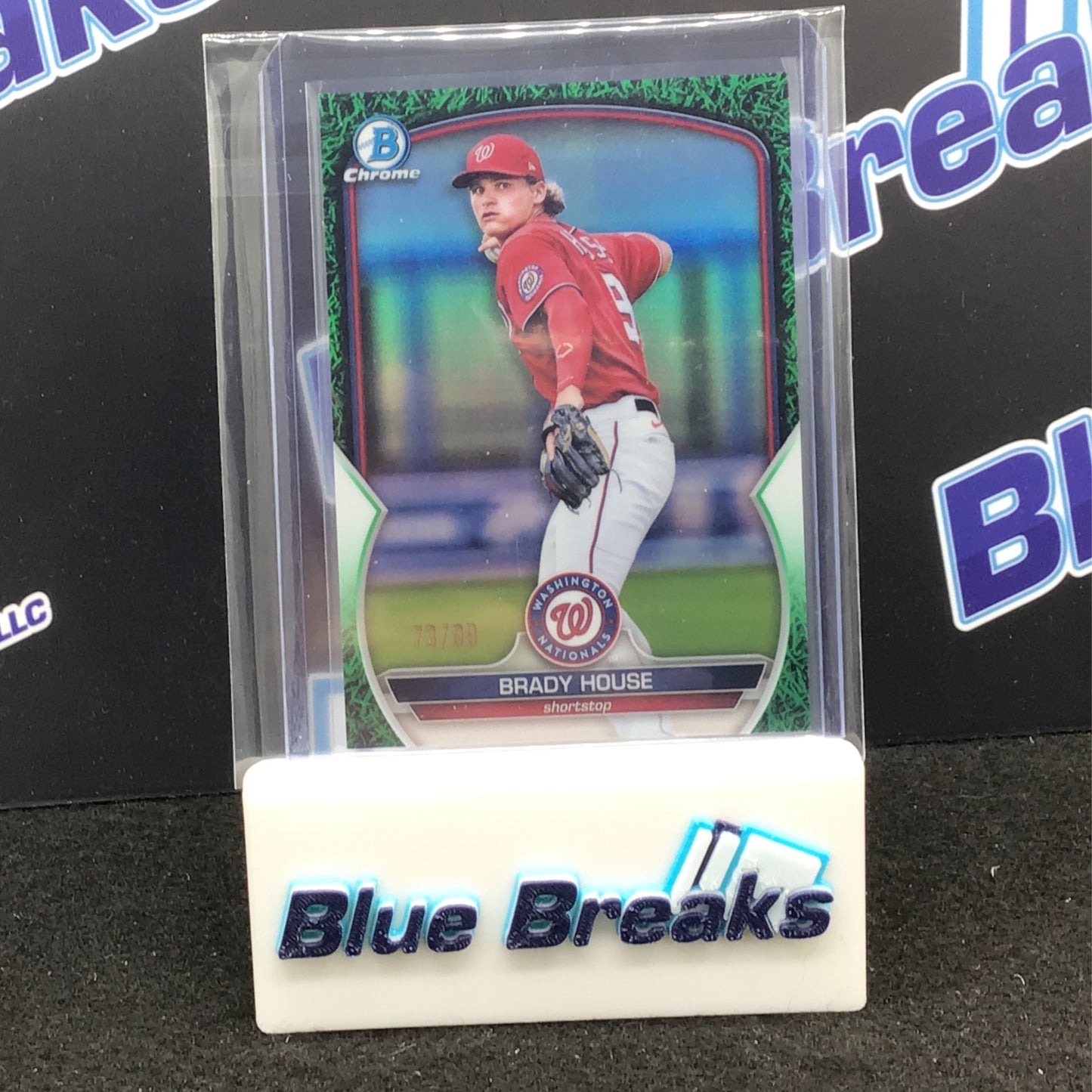 2023 Topps - Bowman Chrome prospects - Brady House - Washington Nationals - 73/99