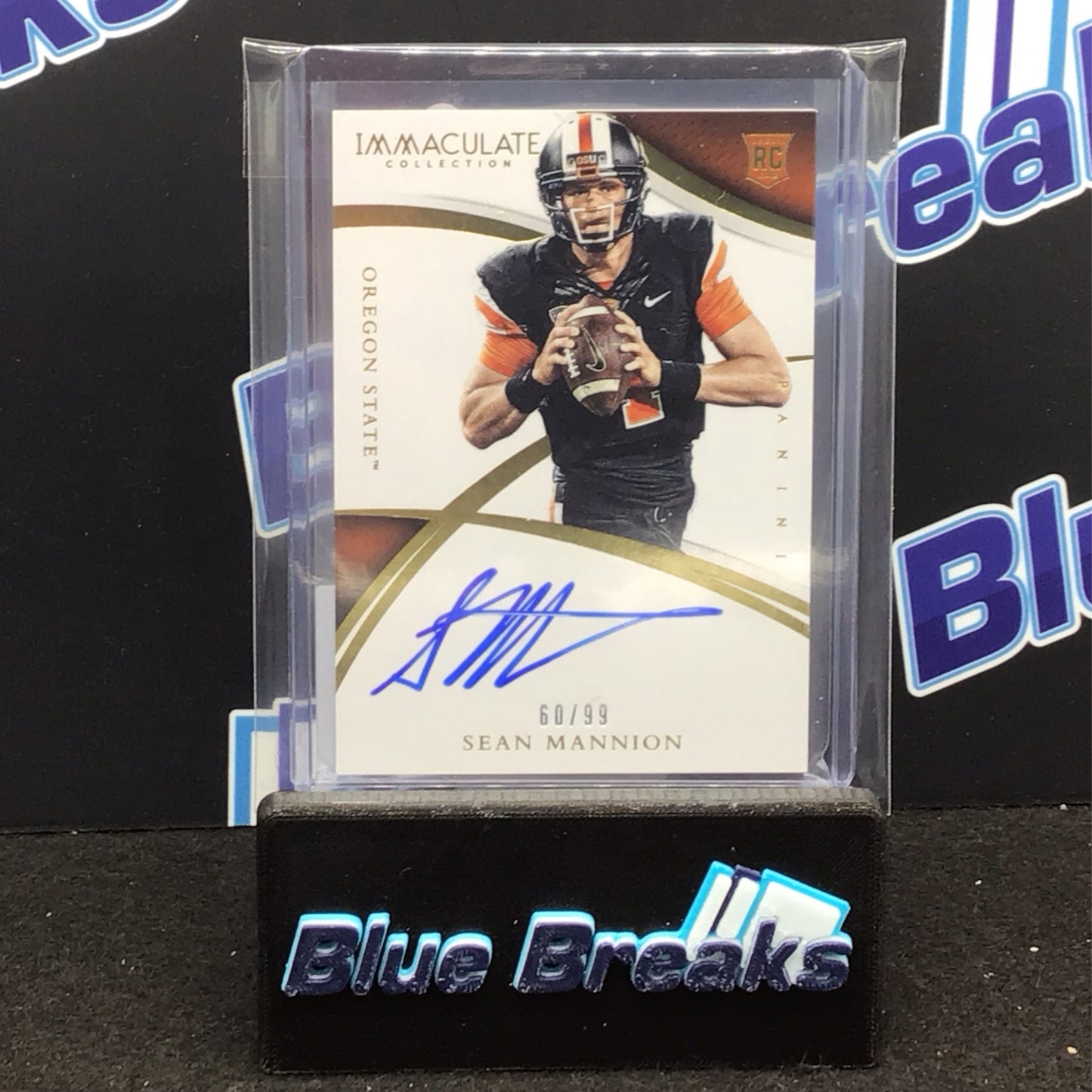 2015 Panini Immaculate Sean Mannion auto 60/99 RC #306 Rams