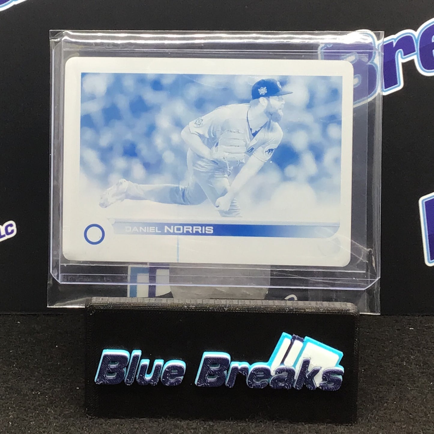 2022 Topps - Update Series - Daniel Norris - Cyan Printing Plate - 1/1 - Chicago Cubs #US143