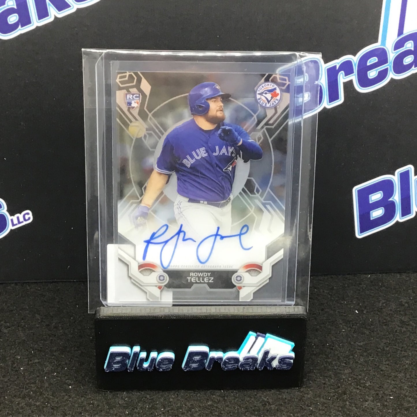 2019 Topps High Tex Rowdy Tellez auto RC #HTA-RT Blue Jays