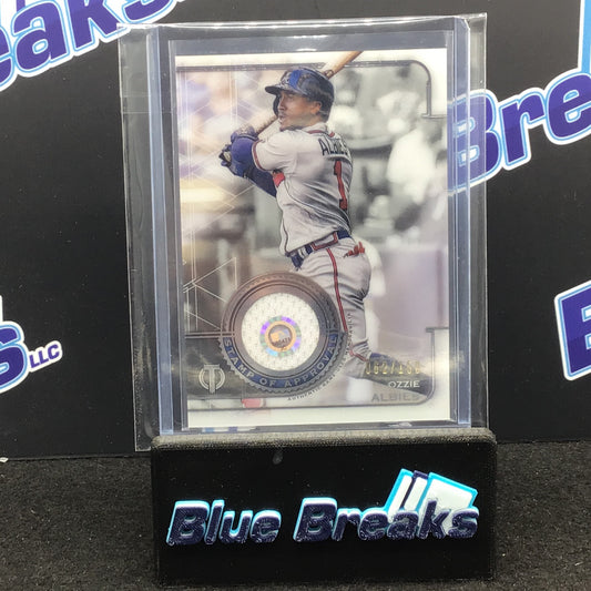 2019 Topps - Ozzie Albies - Tribute - Stamp of Approval - SOA-OA - 62/150 - Atlanta Braves