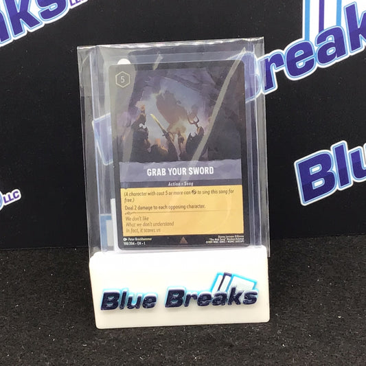 2023 Disney Lorcana The First Chapter Grab Your Sword foil 198/204