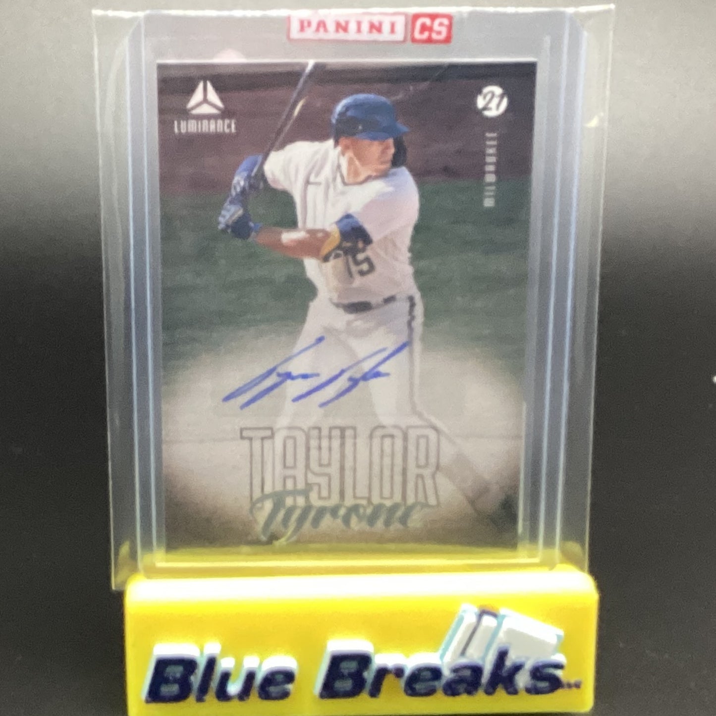 2021 Panini Chronicles Luminance Taylor Tyrone auto sealed LA-TT