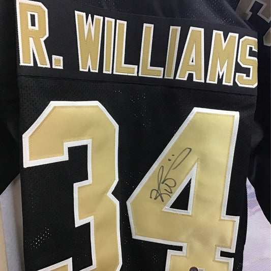 Ricky Williams - Signed Jersey - Black - New Orleans Saints