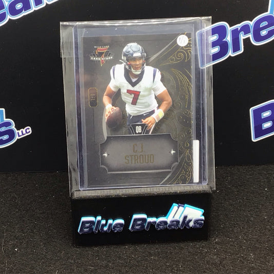 2023 Wild Card 7 Card Stud CJ Stroud 1/1 #7CSR-16 Texans