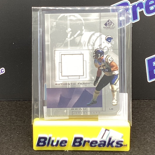 2001 Upper Deck Game Used Edition Junior Seau