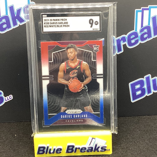 2019-20 Panini Prizm - Darius Garland - Red/White/Blue - #288 - SGC10 - Cleveland Cavaliers
