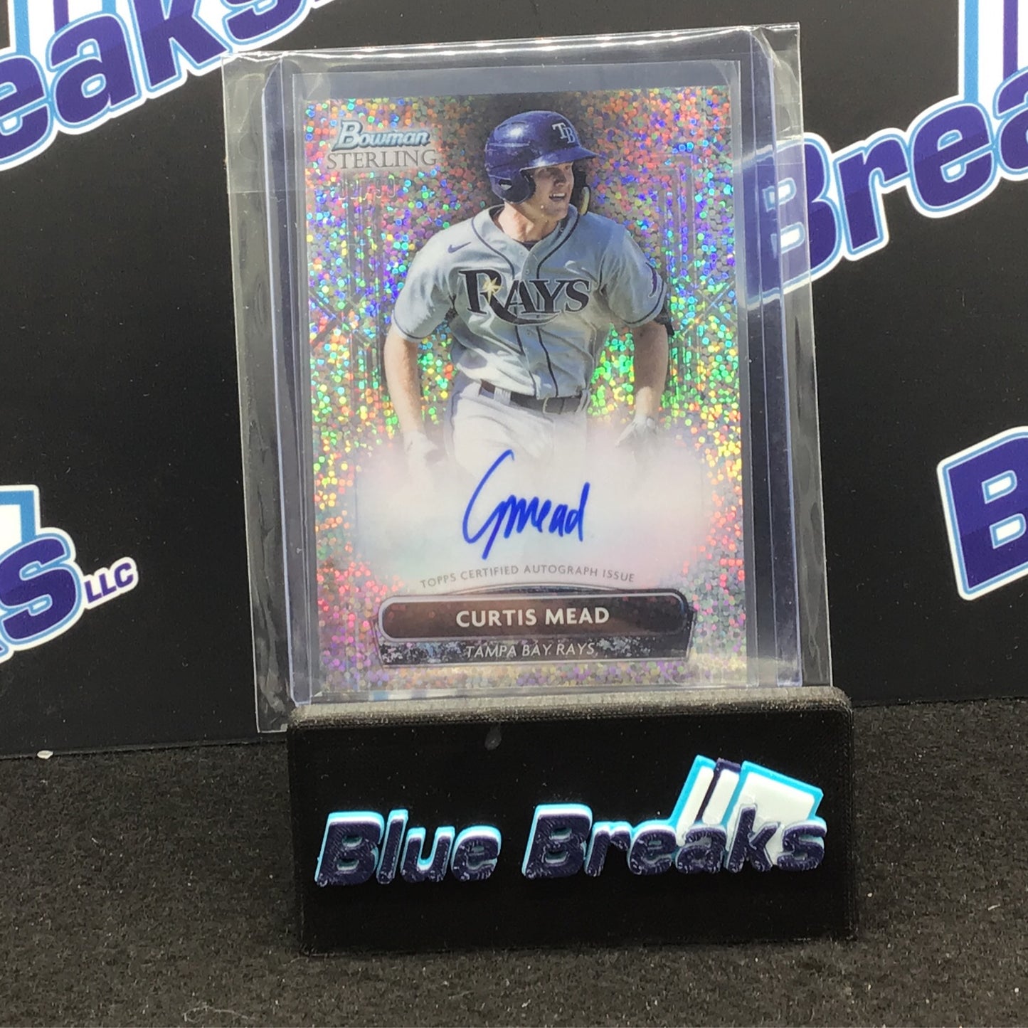 2022 - Topps Bowman Sterling - Curtis Mead - Auto - 12/99 - Tampa Bay Rays
