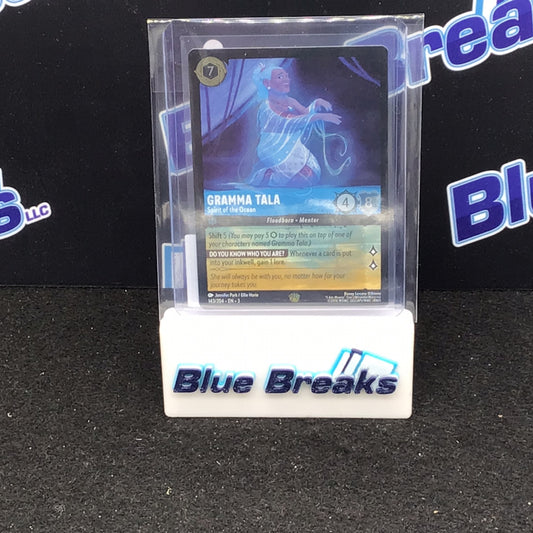 2024 Disney Lorcana Into the Inkland's Gramma Tala Spirit of the Ocean foil 143/204