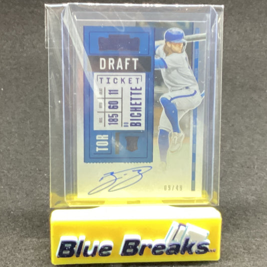 2020 Contenders - Bo Bichette 09/49