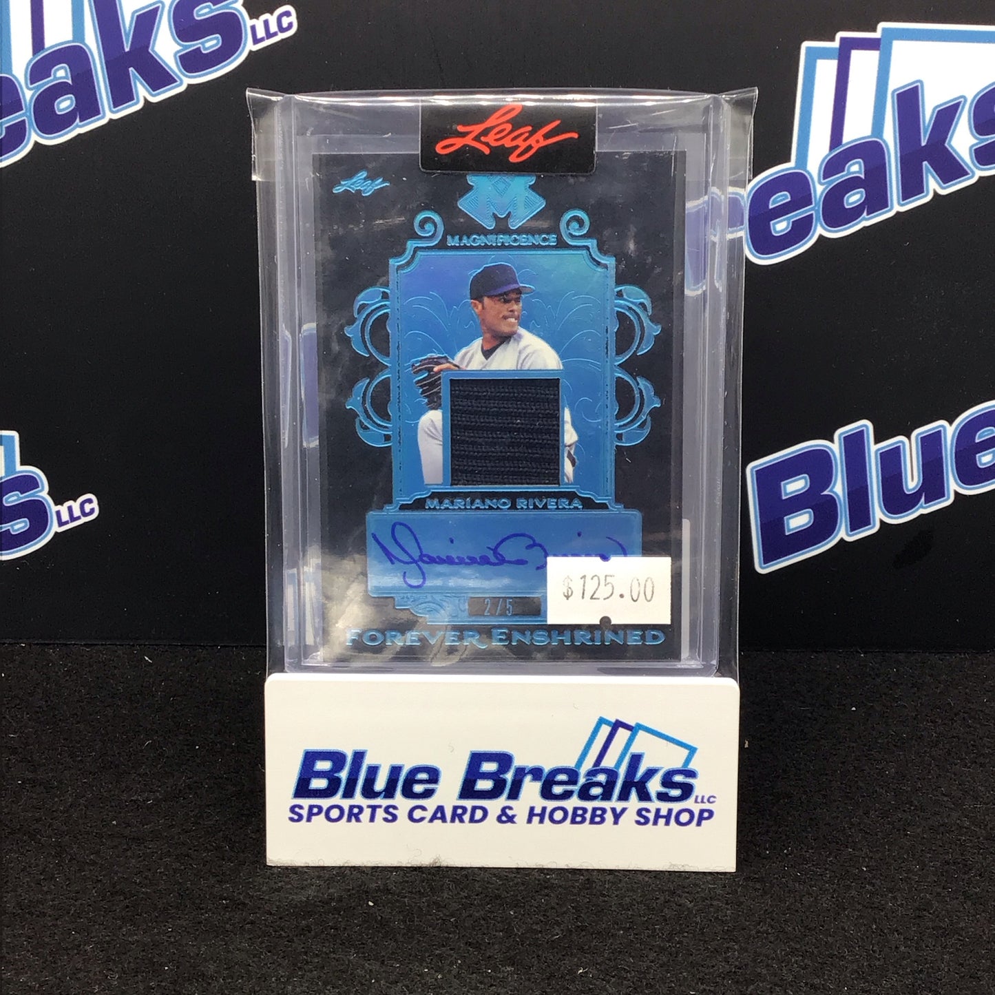 2023 Leaf Magnificence Forecer Enshrined Mariano Rivera auto relic 2/5 # Yankees