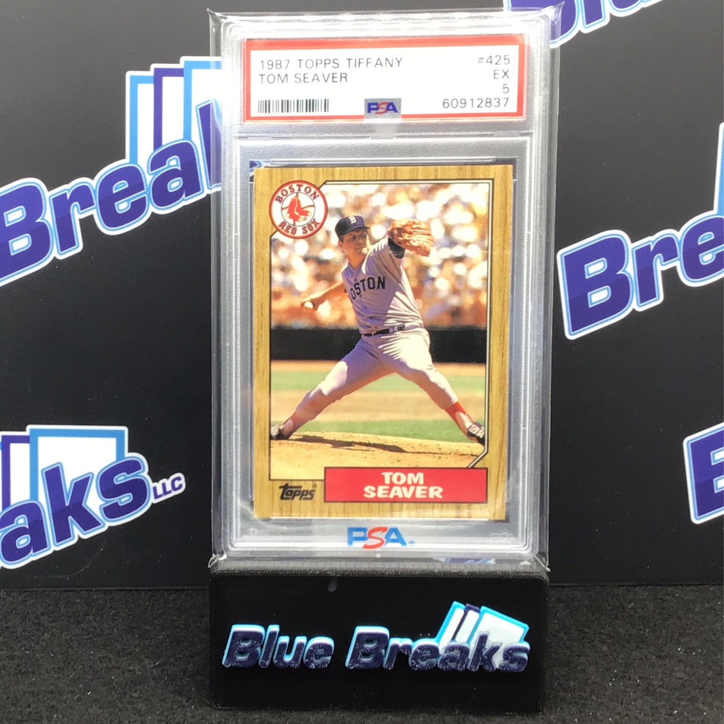 1987 Topps Tiffany - Tom Seaver - Boston Red Sox - #425 - PSA 5