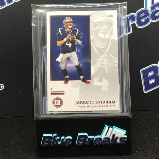 2020 Panini Encased Jarrett Stidham #1 Patriots