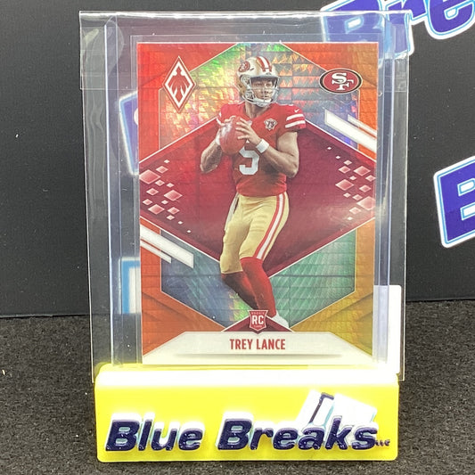 2021 Panini Phoenix Fire Burst Prizm Trey Lance 103