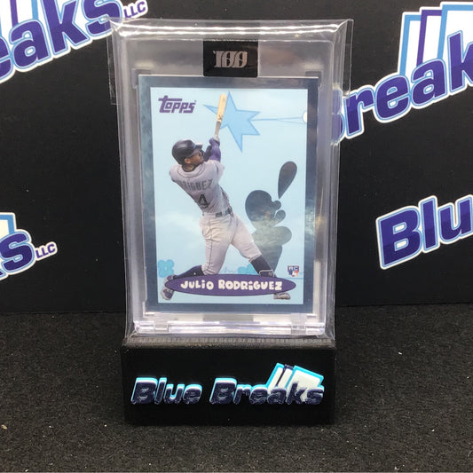 2022 Topps Project 100 Julio Rodriguez Father Steve #53 Mariners