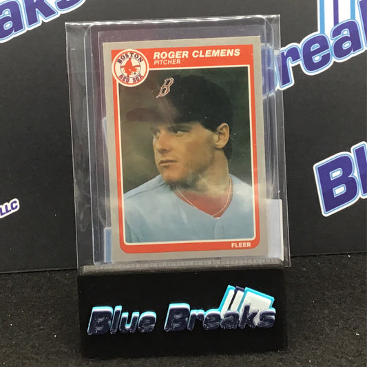 1985 Fleer Roger Clemens #155 Red Sox