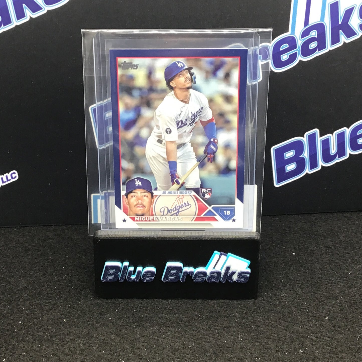 2023 Topps Series One Royal Blue Parallel Miguel Vargas #163 Dodgers