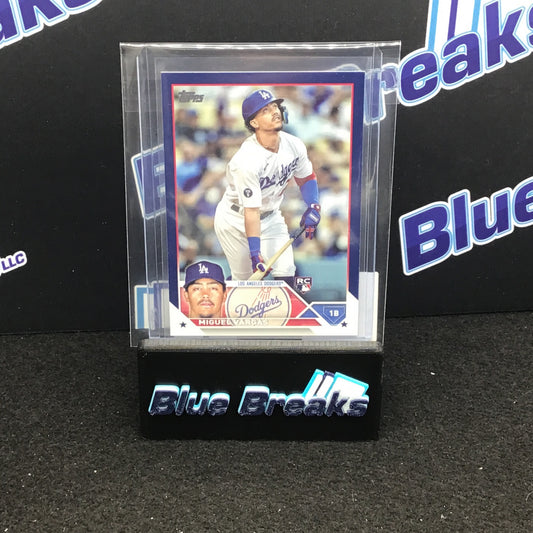 2023 Topps Series One Royal Blue Parallel Miguel Vargas #163 Dodgers
