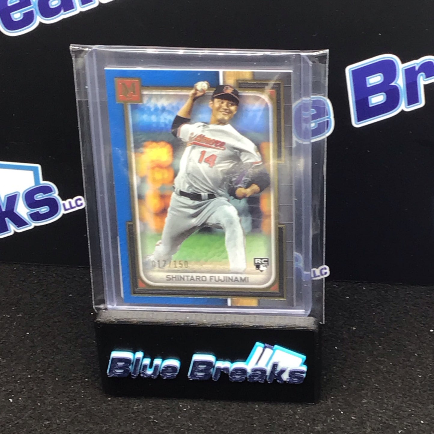 2023 Topps Museum Collection blue Shintaro Fujinami 017/150 #7 Orioles