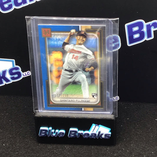 2023 Topps Museum Collection blue Shintaro Fujinami 017/150 #7 Orioles
