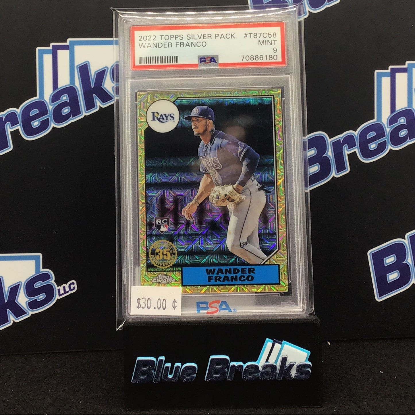 2022 Topps Silver Pack - Wander Franco - PSA 9 - Tampa Bay Rays
