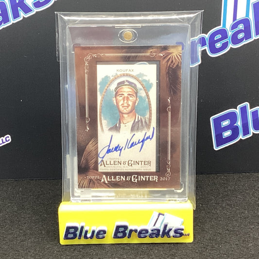 2017 Allen & Ginter - Sandy Koufax auto