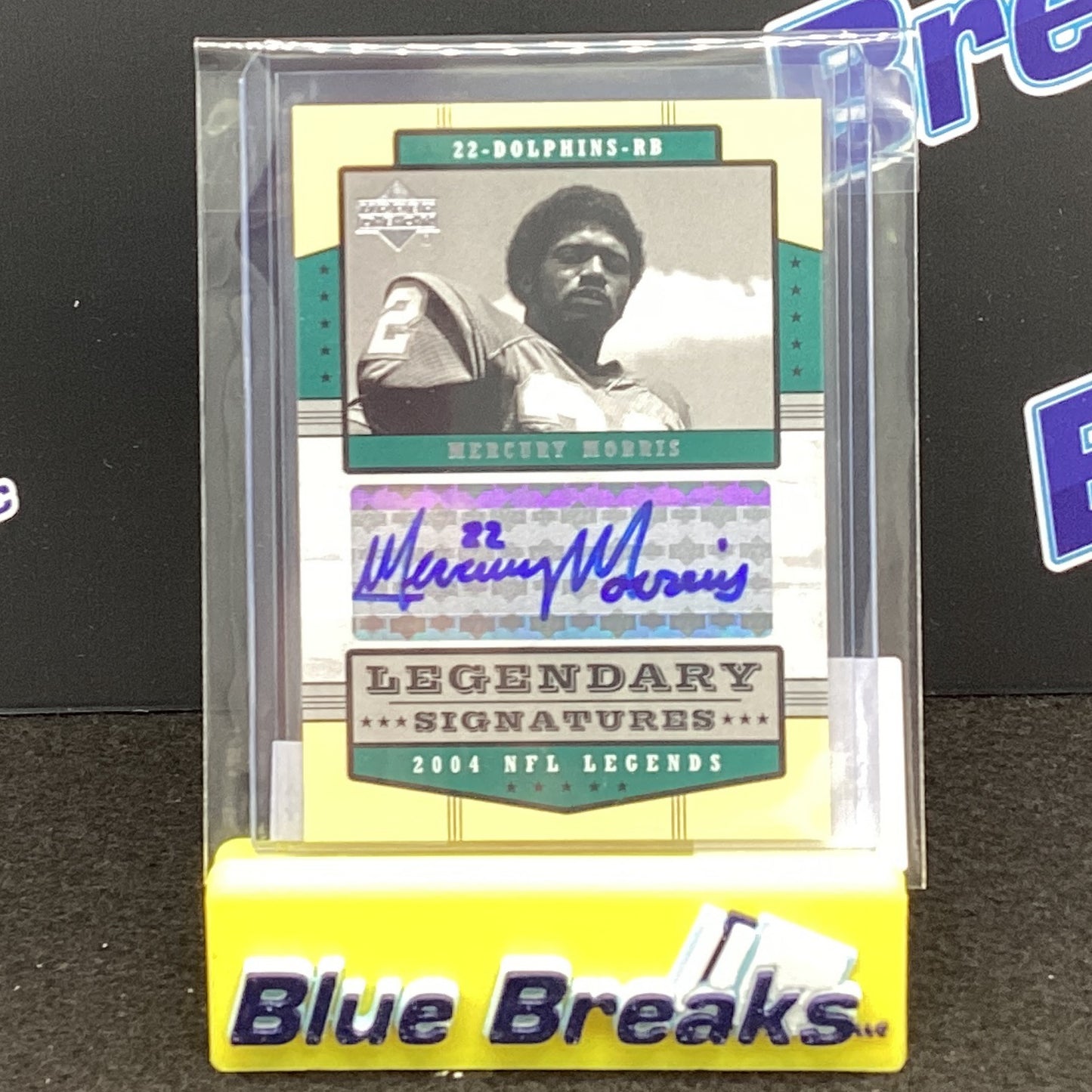 2004 Upper Deck Legendary Signatures Mercury Morris #LS-MM